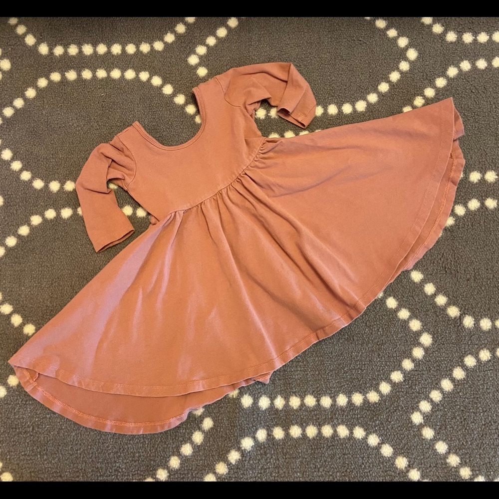 Alice + Ames mauve pink 3T twirl dress